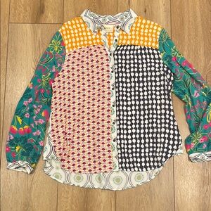 Maeve Multicolor Patterned Shirt